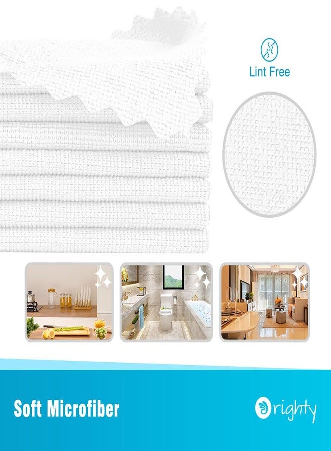 Orighty Cleaning Cloths Bulk, 200 Pack Shop Rags Reusable, Multi-Purpose Shop Towels for Cars, Microfiber Cleaning Rags for Automotive, Mechanic, Kitchen, Lint Free Towels 11.5’’ x 11.5’’, White - Image 2